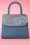 Ruby Shoo - Tortola Handbag Années 50 en Bleu