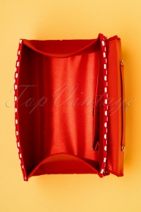 Ruby Shoo - 50s Tortola Polkadot Handbag in Red 3