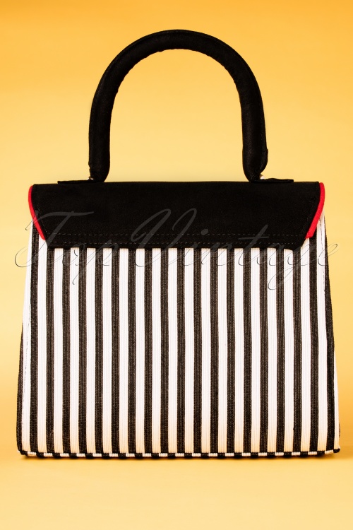 Ruby Shoo - Banjul Handtasche in Schwarz und Weiß 4