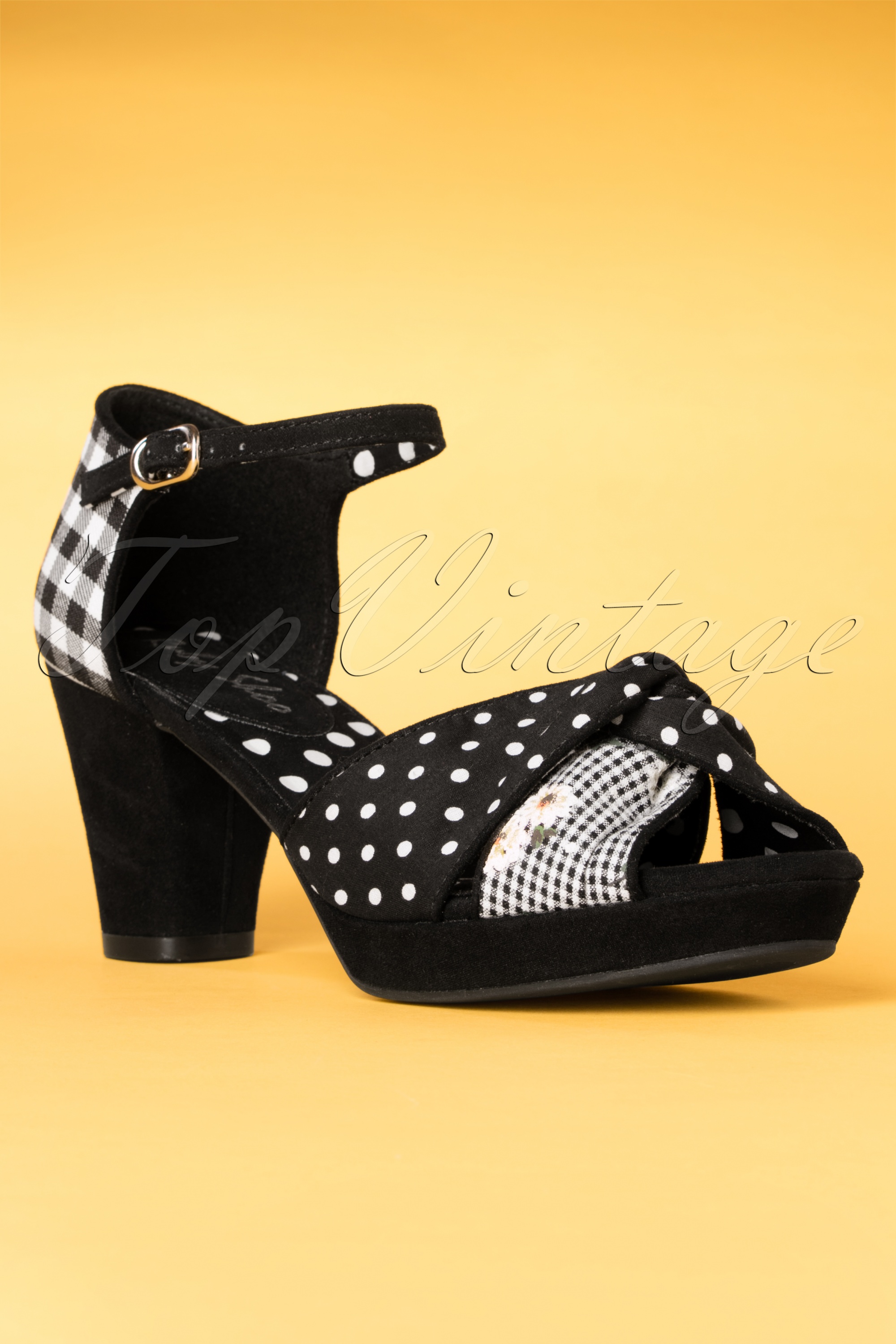 Ruby Shoo - Xanthe Peeptoe-pumps in zwart 2