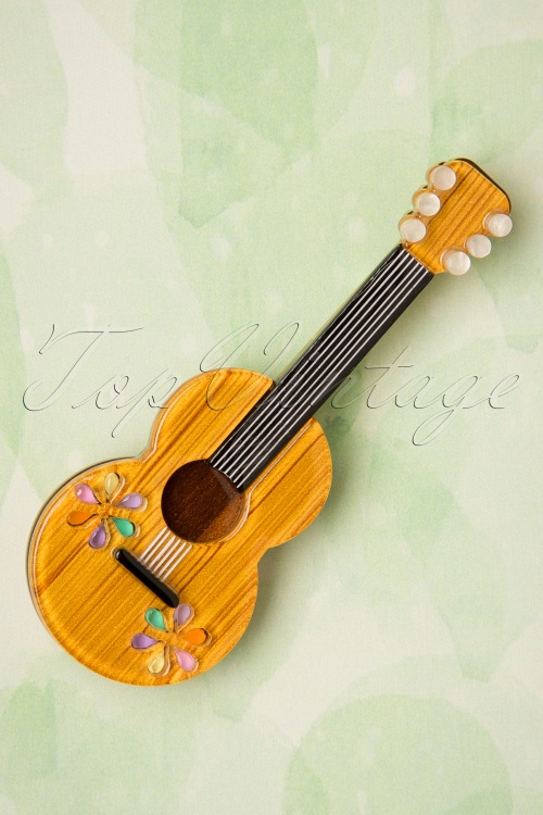 Erstwilder - 50s Flamenco Guitarra Brooch 