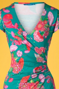 Lien & Giel - Buenos Aires Birdy Kleid in Jade 3
