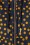 Danefae - Line Softshell jas met polkadots in marineblauw en amber 5