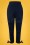 Collectif Clothing 27375 Anna Plain Capris in Navy 20180816 002W