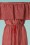 Amici - Goya Maxi Beach Dress Années 70 en Rouge 2