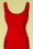 Collectif Clothing - Jenna Palm Tree Dungarees Années 50 en Rouge 3