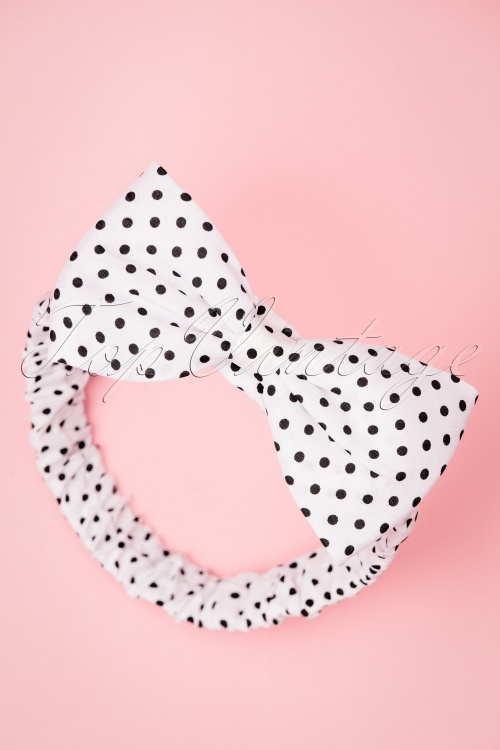Banned Retro - 50s Dionne Bow Head Band in Bubblegum Pink