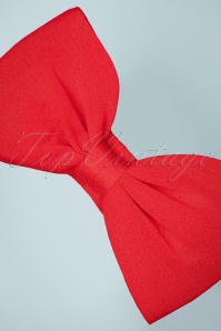 Banned Retro -  50s Dionne Bow Head Band in Lipstick Red 4