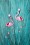 Love ur Look - Flirty Flamingo Earrings Années 60 en Rose