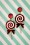 Love ur Look - Lollipop Earrings Années 60 en Rouge