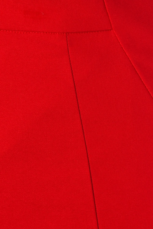 Mademoiselle YéYé - 60s Revolutionary Elegant Skirt in Red 3