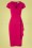 Vintage Chic for Topvintage - 50s Crystal Pencil Dress in Magenta 2