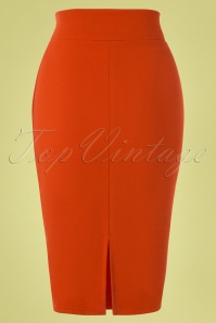 Vintage Chic for Topvintage - 50s Shana Pencil Skirt in Cinnamon 3