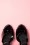 Fabulicious - Belle Patent Sandalettes Années 50 en Noir 2
