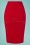 Vintage Chic 28736 Pencil Skirt in Red 20190208 007W