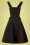 Bunny - Dakota Pinafore Dress Années 60 en Noir 2