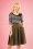Vintage Chic 28729 50s Sheila Olive Green Skirt 20190108 1W