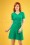 Who's That Girl - 60s Sweet Girl Dress in Fern Green