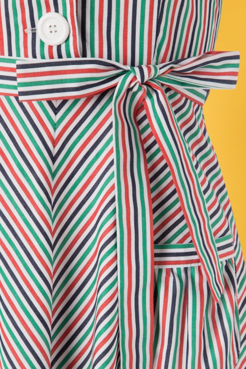 Very Cherry - Mimi Stripes Revers-jurk in meerdere kleuren 5