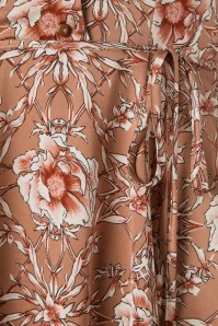 Louche - Verna Wildrose midi-jurk in roze 4