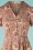 Louche - Verna Wildrose midi-jurk in roze 3