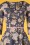 Blutsgeschwister - 50s Swing A Bow Dress in Grannys Wallpaper Purple Rhapsody 3