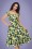 Collectif Clothing - 50s Lorena Tropical Banana Swing Dress in Cream 4