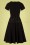 Collectif Clothing - Norah Swing Dress Années 50 en Noir 5
