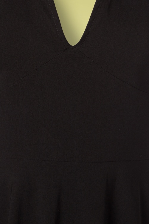 Collectif Clothing - Norah swingjurk in zwart 6