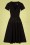Collectif Clothing 27424 Norah Plain Black Swing Dress 20180814 003W