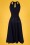 Collectif Clothing 27468 Hadley Plain Swing Dress in Navy 20180813 001W