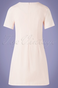 Yumi - Mexicana Flower Tunic Dress Années 60 en Coraille Pastel 3