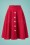 Steady Clothing - 50s Be Still My Heart Thrills Swing Skirt in Red 2