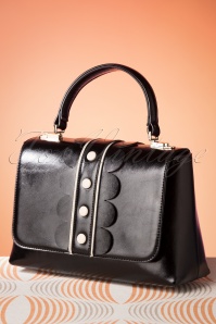 Banned Retro - Deidra Handbag Années 60 en Noir 2