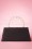 Darling Divine - 50s Pearl Perfection Satin Clutch in Black 2