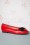  - 50s Menina Bow Flats in Red 3