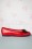  - 50s Menina Bow Flats in Red 5