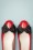  - 50s Menina Bow Flats in Red 2