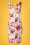 Paper Dolls - Mel Floral Pencil Dress Années 50 en Rose 3