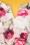 Paper Dolls - Mel Floral Pencil Dress Années 50 en Rose 5