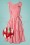 Mademoiselle YéYé - Pick A Cherry Dress Années 50 en Rayures Rouges et Blancs 2
