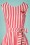 Mademoiselle YéYé - 50s Pick A Cherry Dress in Red and White Stripes 4