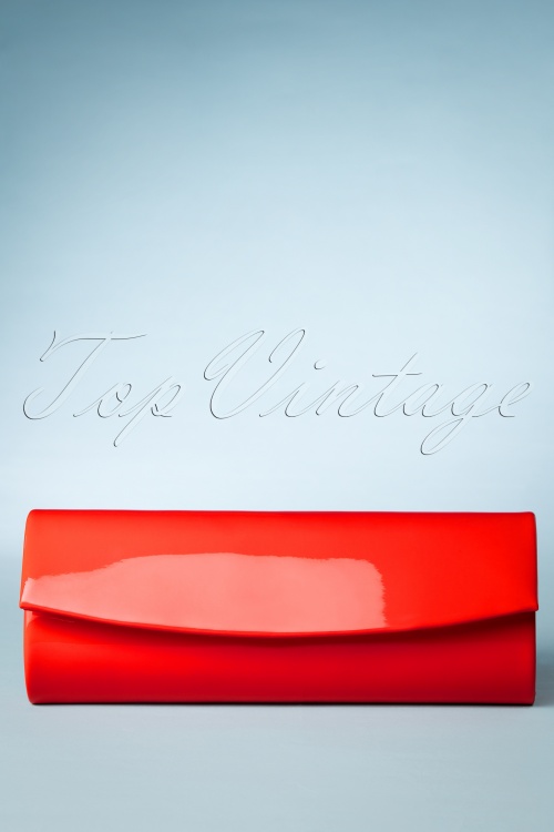 Darling Divine - 50s Take Her Everywhere Evening Clutch in Red 2