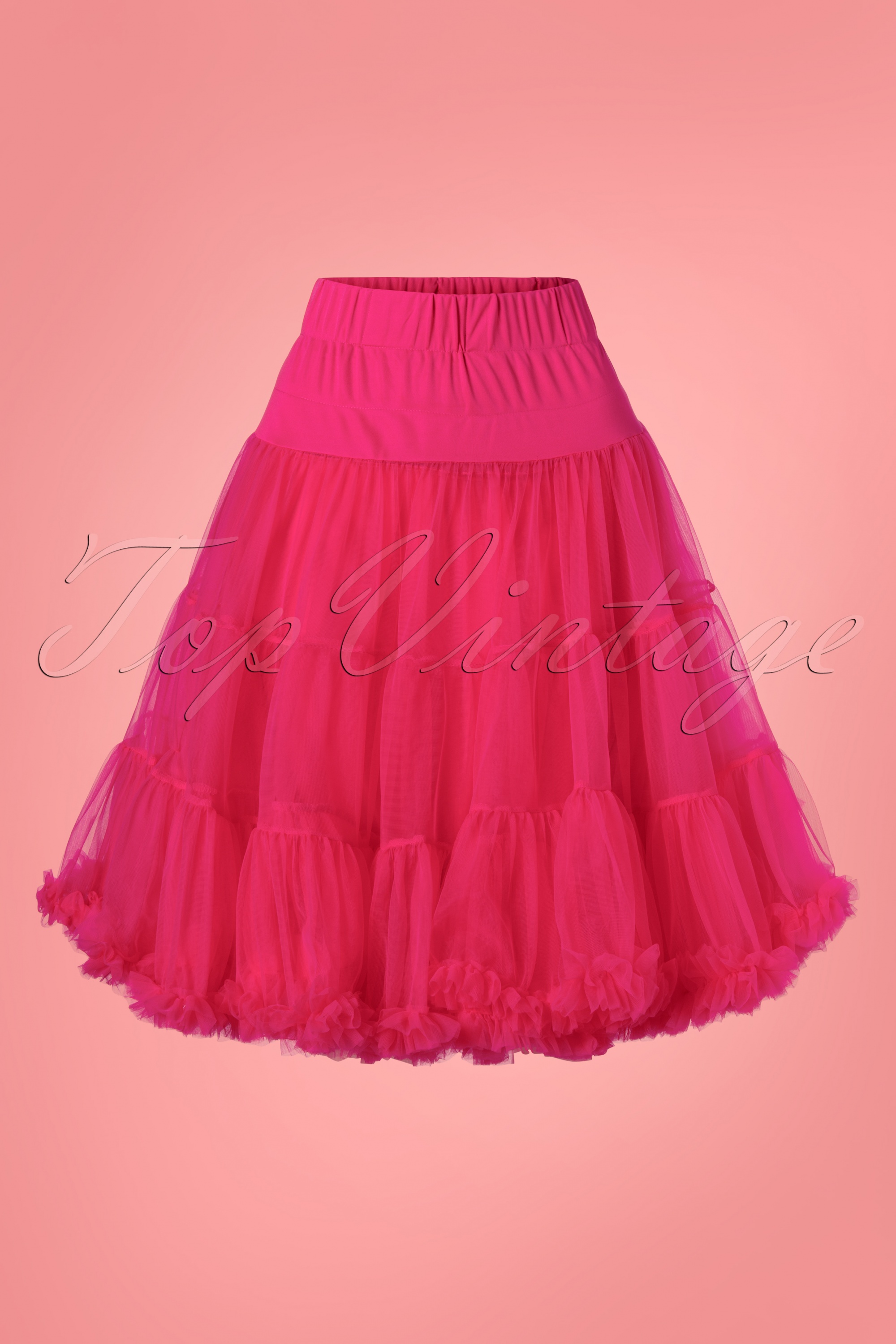 Dolly and Dotty - Zachte pluizige petticoat in felroze 2