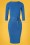 LE PEP - Abbey Dress Années 60 en Bleu Palais 2