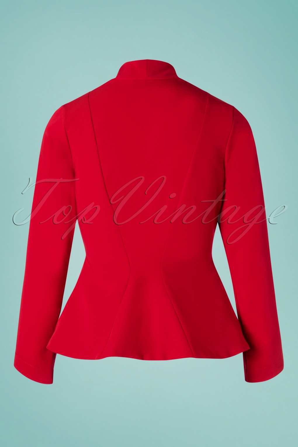 40s Clemence Jacket in Red