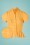Miss Candyfloss - Adrina Tweed jack met korte mouwen in geel 2