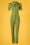 Very Cherry - 40s Classic Jumpsuit in Olive Green 2