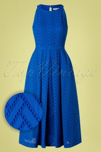 Topvintage Boutique Collection - Topvintage exclusive ~ Phoebe maxi jurk in multi