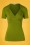 Very Cherry - Trikot Sweetheart Top in Deluxe Olive